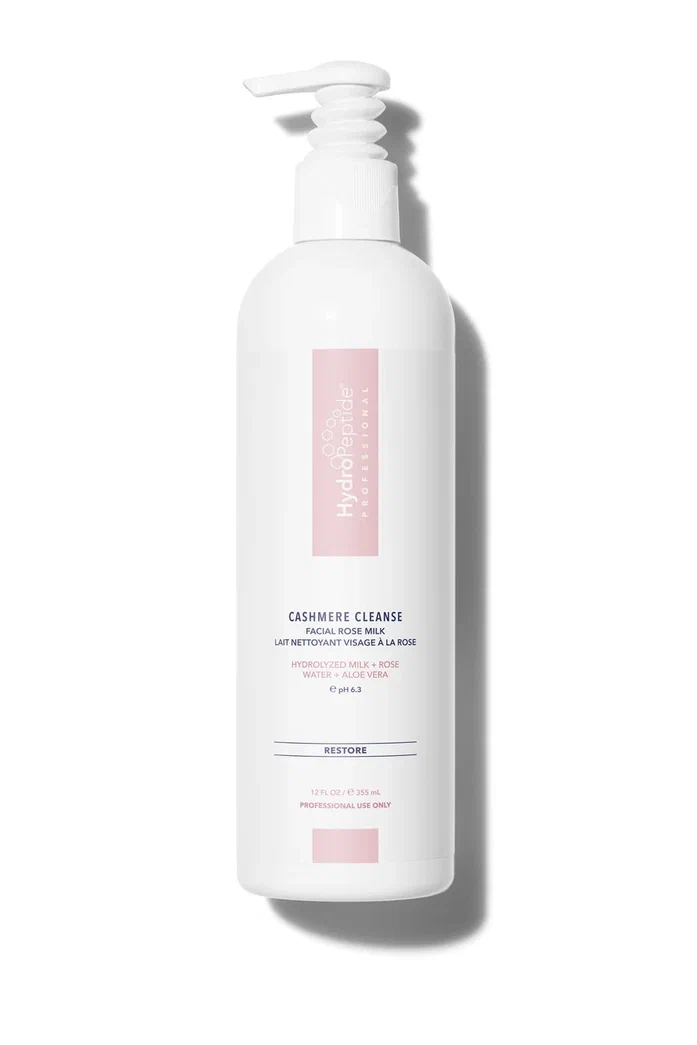 Prof/ Сashmere Cleanse/ Молочко деликатное очищающее на основе розовой воды с пептид.компл.355мл /HP