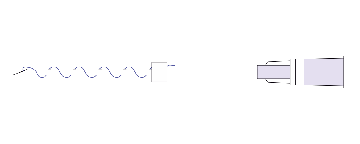 PDO SCREW   29G/38 мм 10шт/уп моно нить скрученная в спираль из полидиоксанона /DG-lift