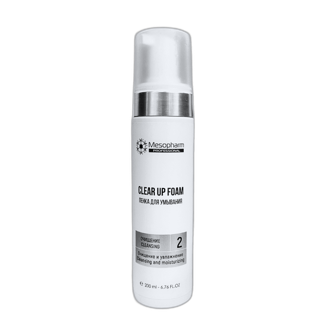 Пенка для умывания очищающая 200мл /CLEAR UP FOAM /MESOPHARM