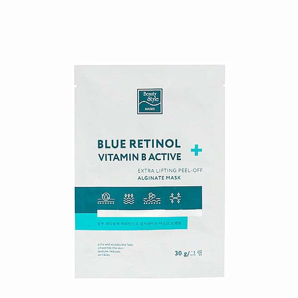 Альгинатная лифтинг-маска ''Blue Retinol + Vitamin B Active 30 гр*1 шт Beauty Stylе