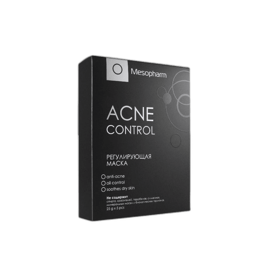 Маска регулирующая от акне и высыпаний уп-5шт /ACNE CONTROL /MESOPHARM*