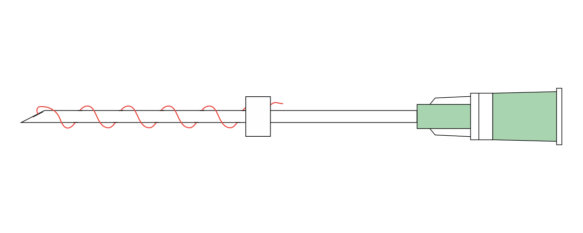 PLLA SCREW 27G/50мм 10шт/уп моно нити полимолочной кислоты на иглах-носителях 3D арм /DG-lift
