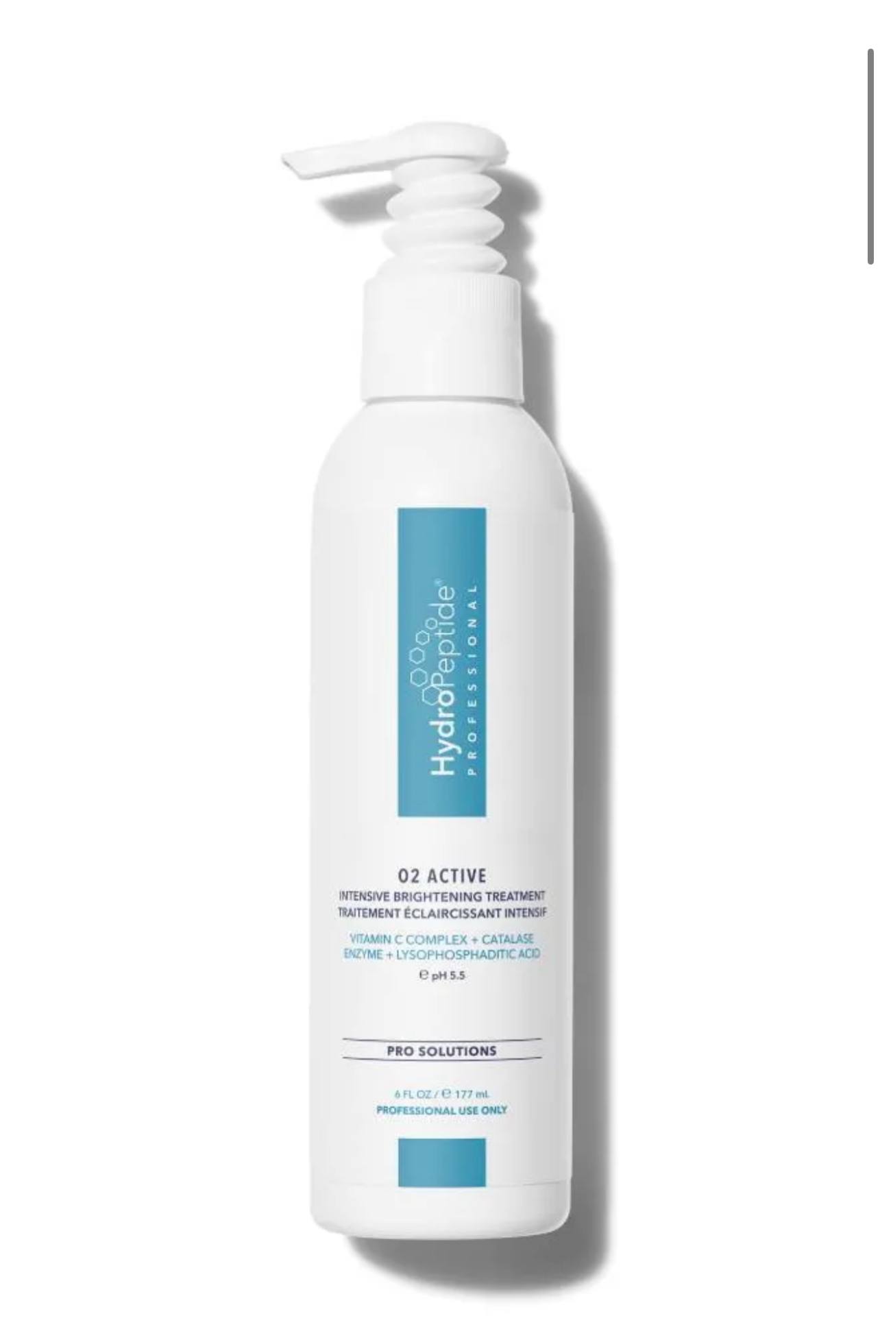 Prof/ O2 Active / Активатор ферментный О2- для интенсивной коррекции пигментации 177мл /HP