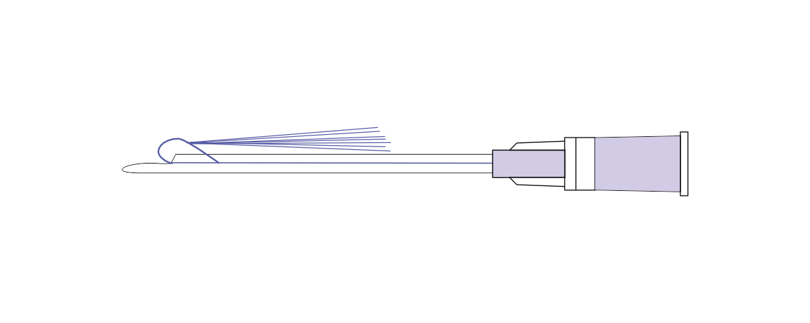 PDO MULTI FILL 23G/38мм (L канюля), (Метёлка 14 нитей) 4шт/уп моно нить «филлер» /DG-lift