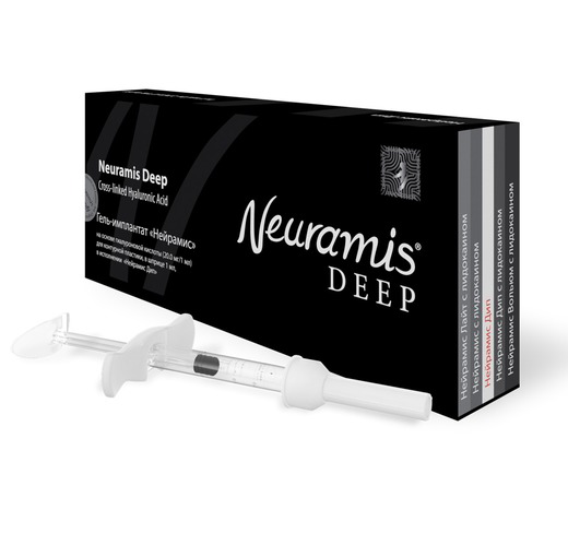 Нейрамис Дип Гель-имплантат шпр-1мл + игла 27G*13 монофазный филлер /Neuramis Deep