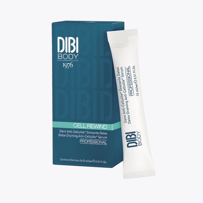 CELL REWIND Сыворотка для дренажа и детоксикации антицеллюлитная 5*15 мл /DIBI