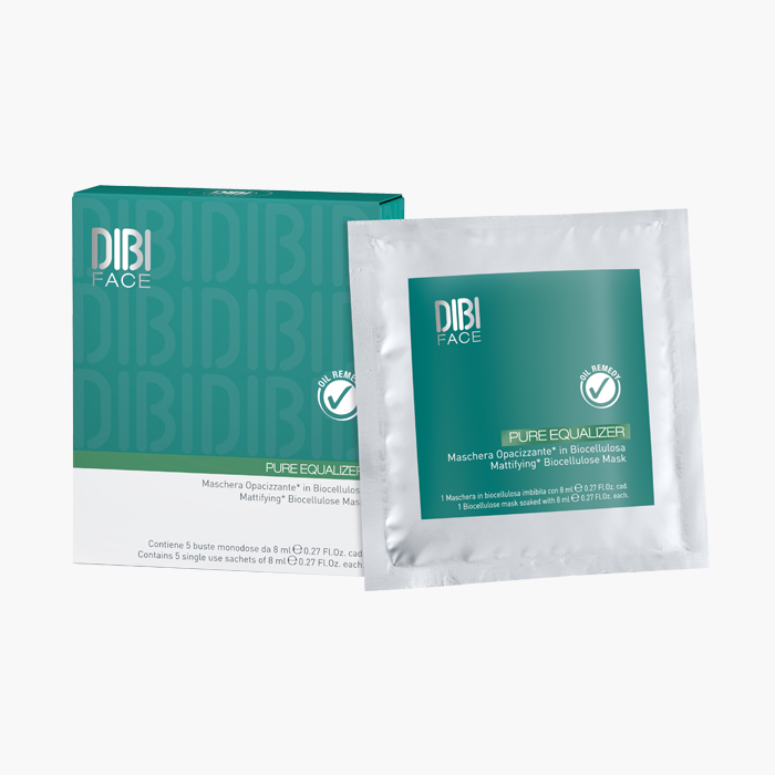 PURE EQUALIZER Маска матирующая из биоцеллюлозы для лица (5 шт по 8 мл) /DIBI