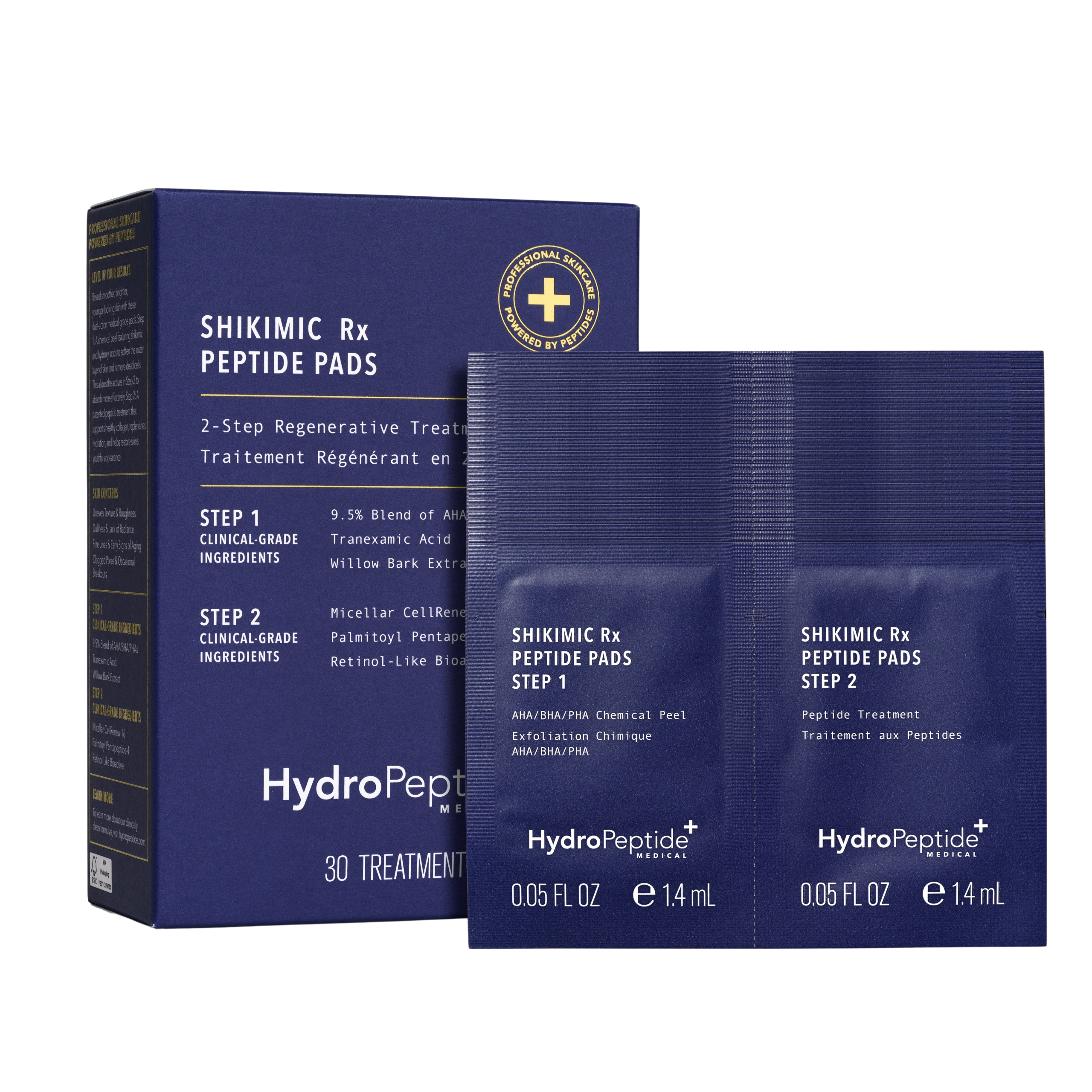 Shikimic Rx peptide pads / Cистема с шикимовой кислотой обновляющая (30шт) /HP