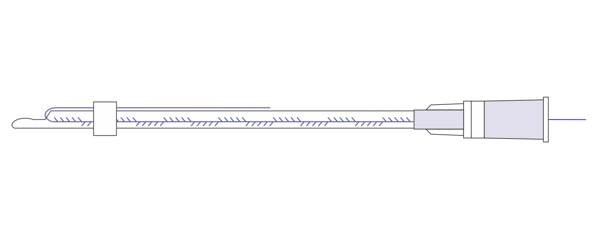 PDO COG  BP-Type 21G-90мм,  (L- канюля) 4шт/уп нить коги из полидиоксанона /DG-lift