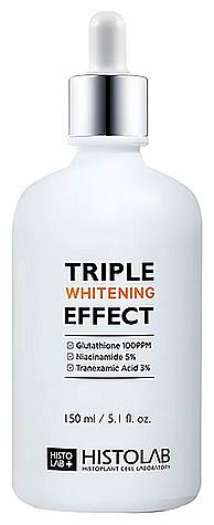 Концентрат с глутат-ом+ниацин-ом+транексам.кисл-й 150мл / Triple Whitening Effect Ampoule /HISTOLAB
