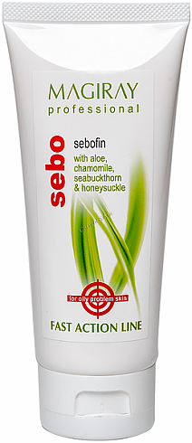 Крем-маска "Себофин" с био-серой для раздраженной кожи с признаками себореи 100 мл /Magiray