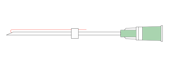 PLLA MONO 29G/50мм 10шт/уп моно нити полимолочной кислоты на иглах-носителях 2D арм /DG-lift