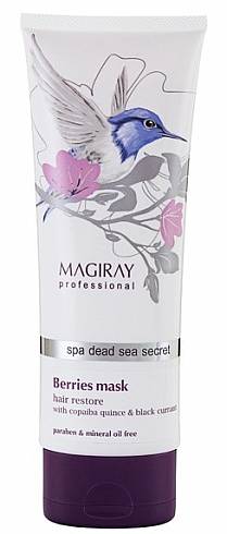 Маска ягодная для восстановления волос восстанавливает и укрепляет кутикулу 250мл /Magiray