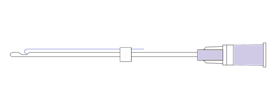 PDO MONO - 30G/25 мм (W канюля) 10шт/уп линейная нить из полидиоксанона /DG-lift