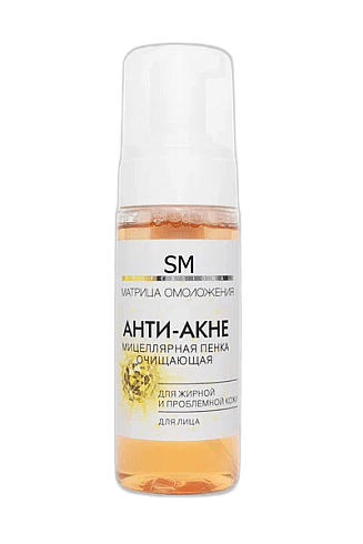 Пенка мицеллярная "Анти-Акне" для жирной и проблемной кожи 150мл /Stella Marina*
