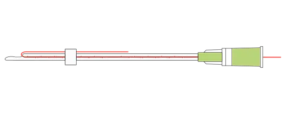 PLACL COG FE-type 19G/100мм (L канюля) 4шт/уп Лифтинговая нить коги Сополимер /DG-lift